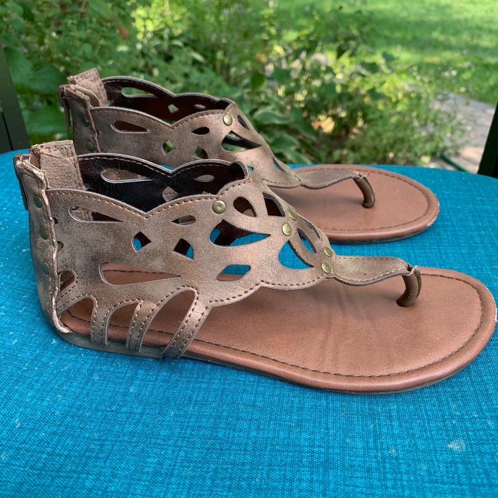 Justice Leather Sandals